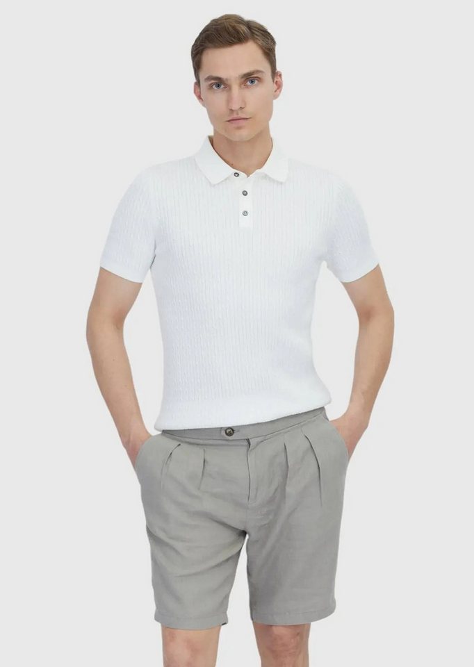 RAMSEY Longpullover KazakWhite Strickpullover von RAMSEY