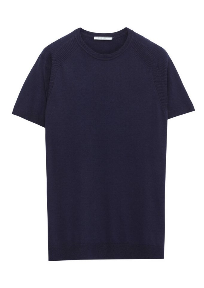 RAMSEY Longpullover Marineblaue Strickmode von RAMSEY