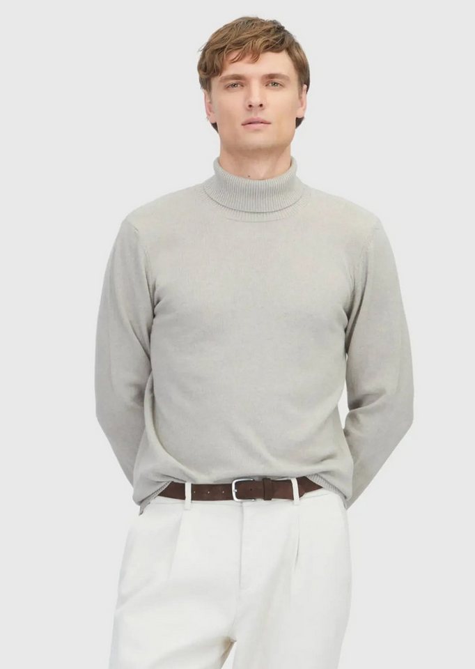 RAMSEY Longpullover Stone Knitwear Sweatshirt von RAMSEY