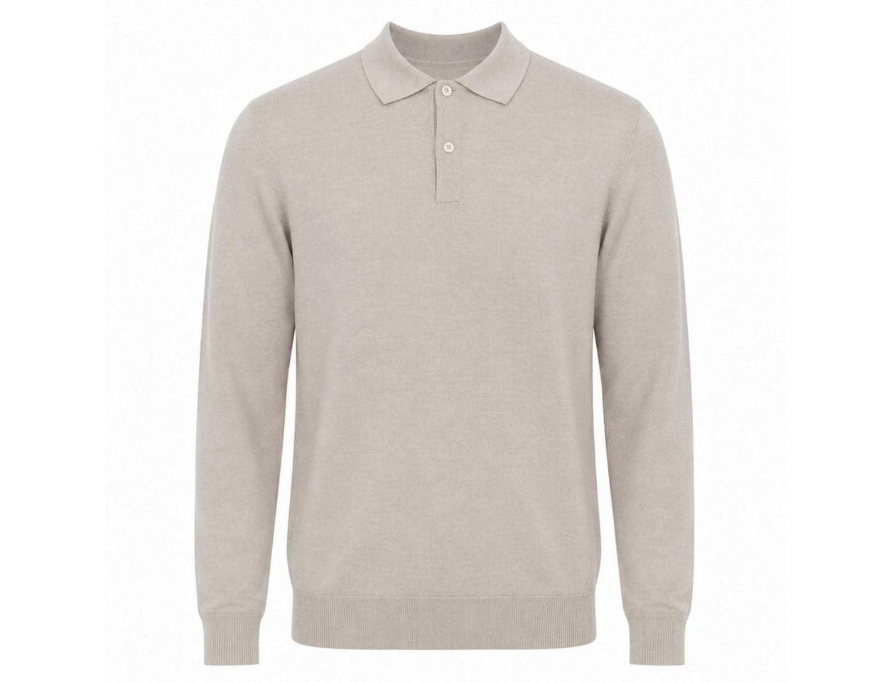 RAMSEY Longpullover Stone Knitwear Sweatshirt von RAMSEY