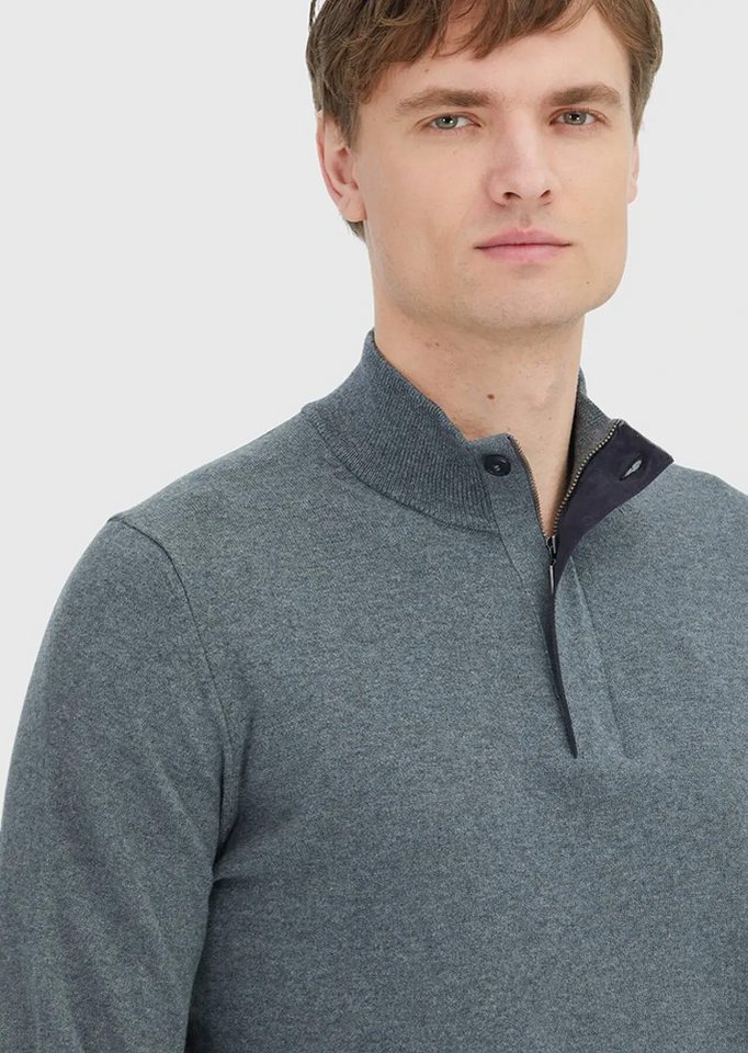 RAMSEY Longpullover Strickpullover „Harte Kohle“ von RAMSEY