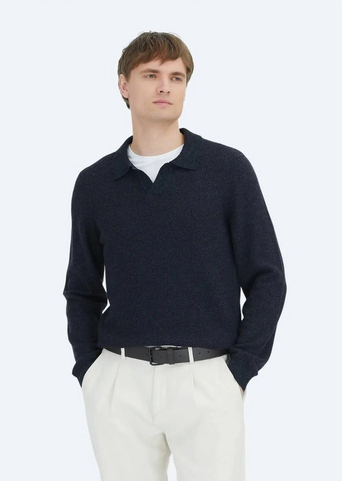 RAMSEY Longpullover Strickpullover „Harte Kohle“ von RAMSEY