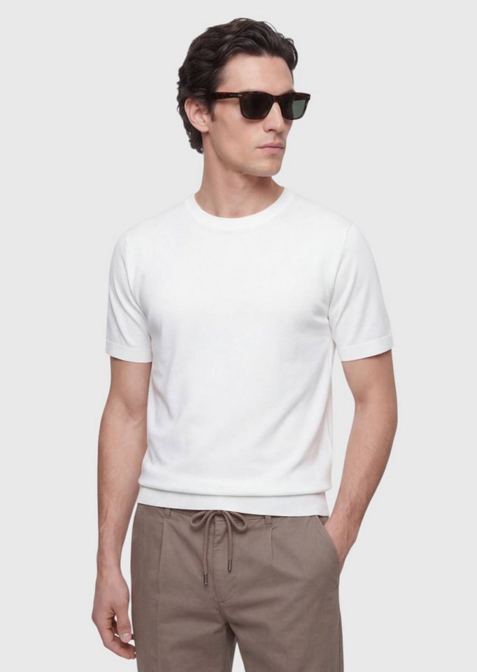 RAMSEY Longpullover Weißes Strickoberteil von RAMSEY