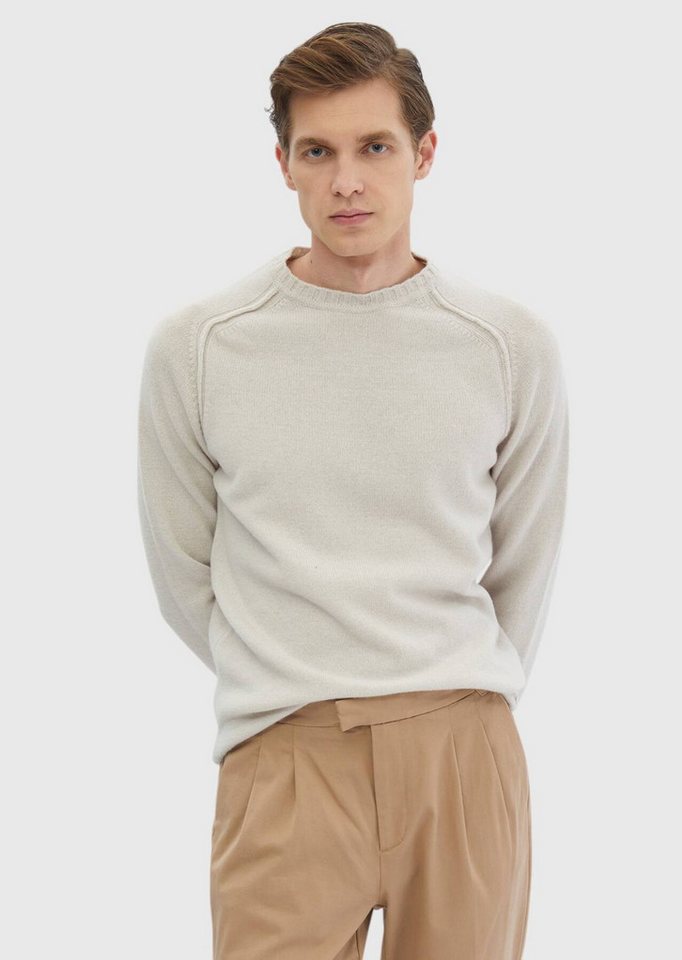 RAMSEY Sweater Sandiger Strickpullover von RAMSEY