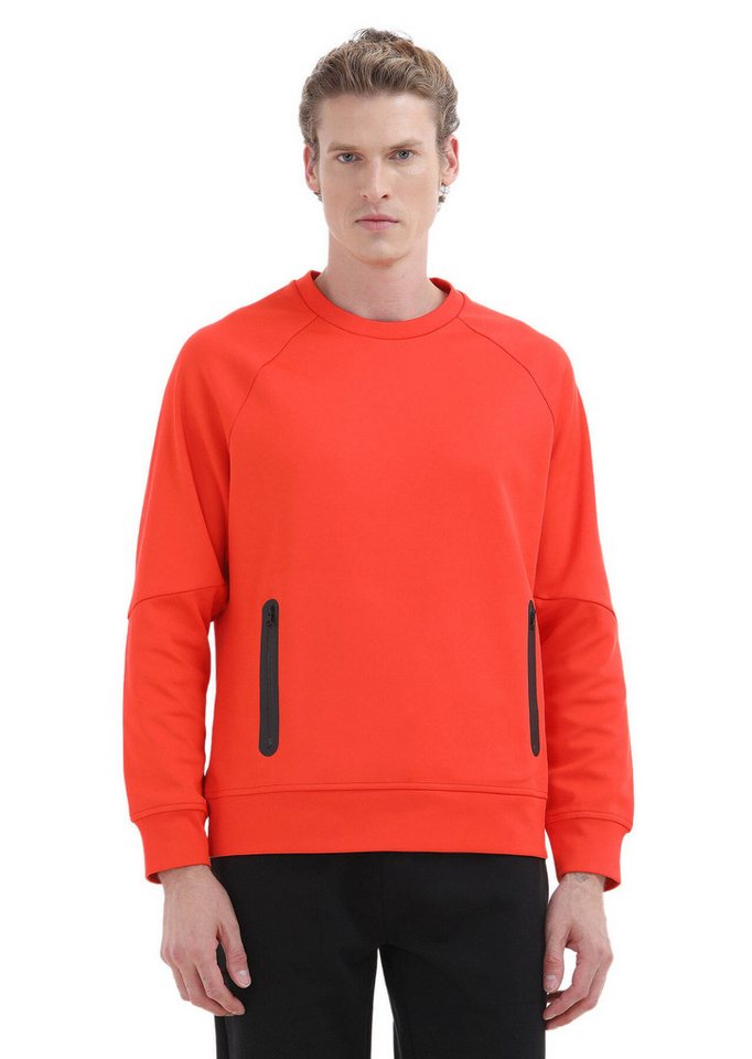 RAMSEY Sweatshirt Einfarbiger Pullover mit Rundhalsausschnitt von RAMSEY