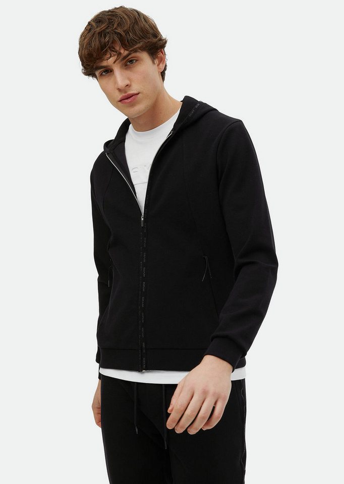 RAMSEY Sweatshirt Einfarbiger Pullover mit Kapuze von RAMSEY