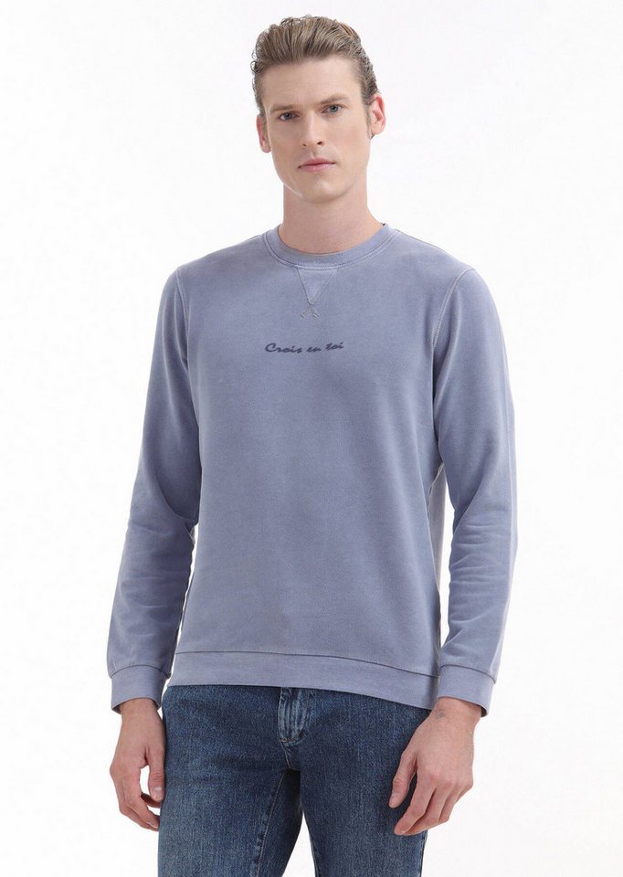 RAMSEY Sweatshirt Sweatshirt mit Rundhalsausschnitt und Print von RAMSEY