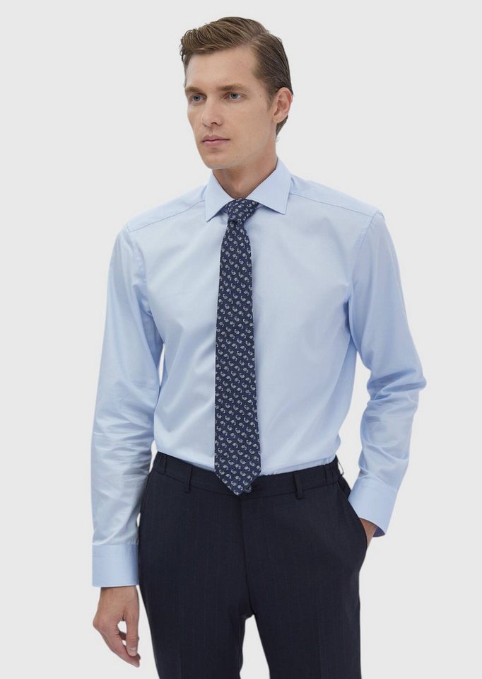 RAMSEY T-Shirt Schlichtes, gewebtes, klassisches Hemd aus 100 % Baumwolle mit regulär von RAMSEY