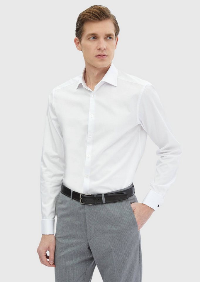 RAMSEY T-Shirt Schlichtes, gewebtes, klassisches Hemd aus 100 % Baumwolle mit regulär RAMSEY T-Shirt Schlichtes, gewebtes, klassisches Hemd aus 100 % Baumwolle mit regulär von RAMSEY