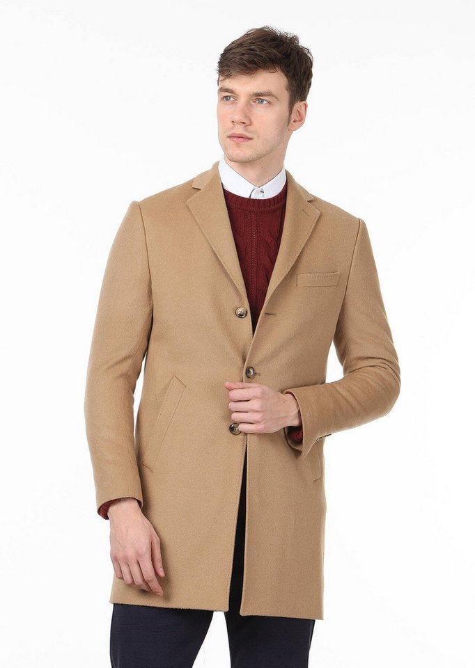 RAMSEY Winterjacke Buff Webmantel von RAMSEY
