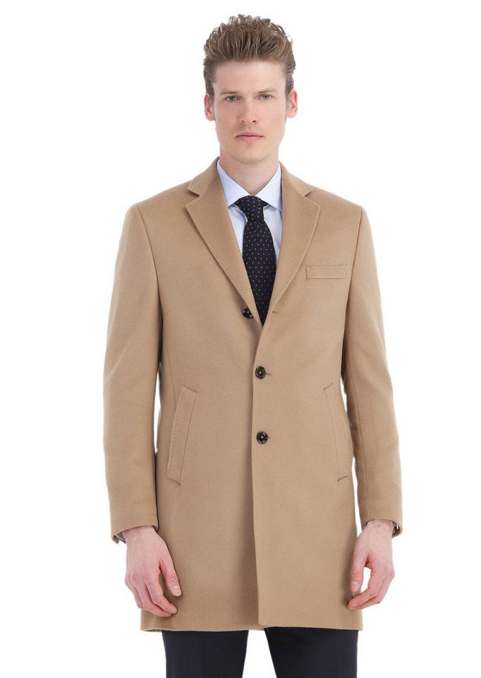 RAMSEY Winterjacke Buff Webmantel von RAMSEY