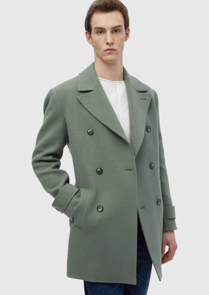 RAMSEY Winterjacke Hellgrüner Webmantel von RAMSEY