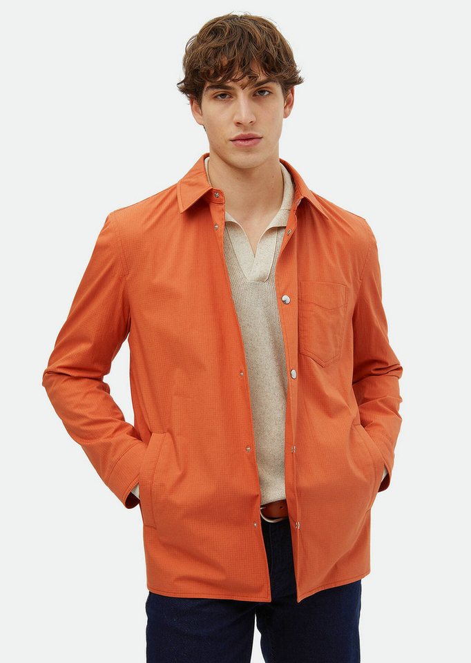 RAMSEY Winterjacke Orange Webmantel von RAMSEY