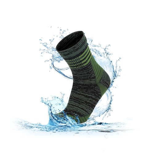 RANDY SUN Wasserdichte Socken Herren Damen, Wasserfeste socken Atmungsaktiv Kältebeständig, Outdoor Wassersport Fahrrad Wandern Trail Rudern Skifahren Radfahren Wandern Golf, 1 Paar von RANDY SUN