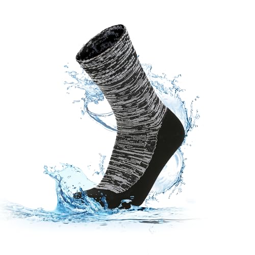 RANDY SUN Wasserdichte Socken Herren Damen, Wasserfeste socken Atmungsaktiv Kältebeständig, Outdoor Wassersport Fahrrad Wandern Trail Rudern Skifahren Radfahren Wandern Golf, 1 Paar von RANDY SUN