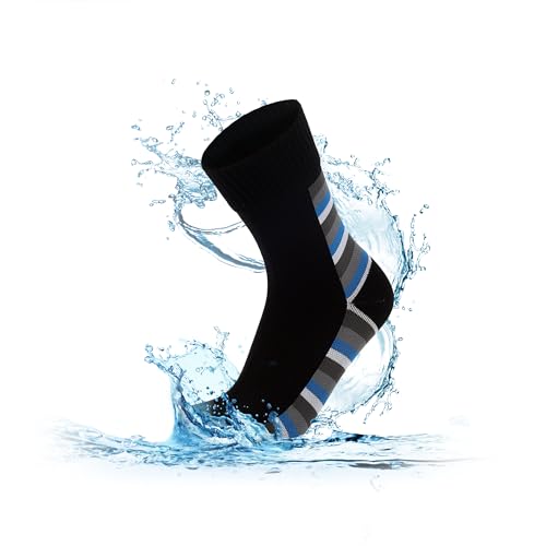 RANDY SUN Wasserdichte Socken Herren Damen, Wasserfeste socken Atmungsaktiv Kältebeständig, Outdoor Wassersport Fahrrad Wandern Trail Rudern Skifahren Radfahren Wandern Golf, 1 Paar von RANDY SUN
