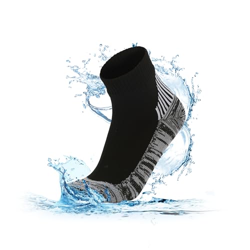 RANDY SUN Unisex Wasserdichte Socken, Atmungsaktive Outdoor Socken für Radfahren Wandern Golf 1 Paar von RANDY SUN