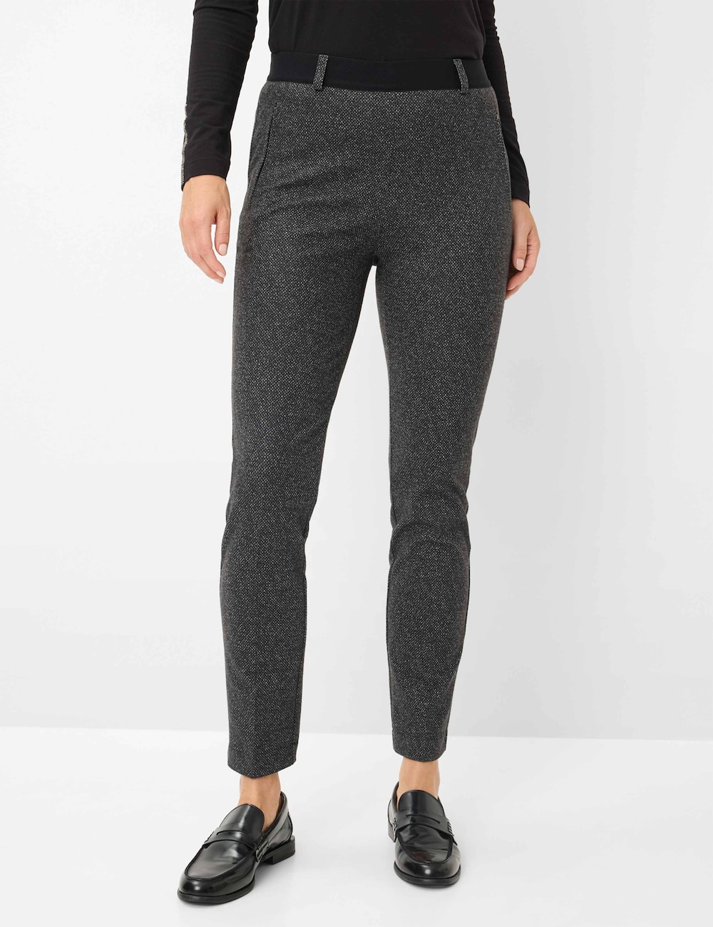 Große Größen Style LILLYTH Hosen lang, Damen, braun, Größe: 50, Polyester/Viskose, Happy Size DE Women von RAPHAELA by BRAX