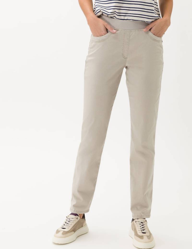 Große Größen Style PAMINA FUN Hosen lang, Damen, beige, Größe: 21, Baumwolle/Synthetische Fasern, Happy Size DE Women von RAPHAELA by BRAX