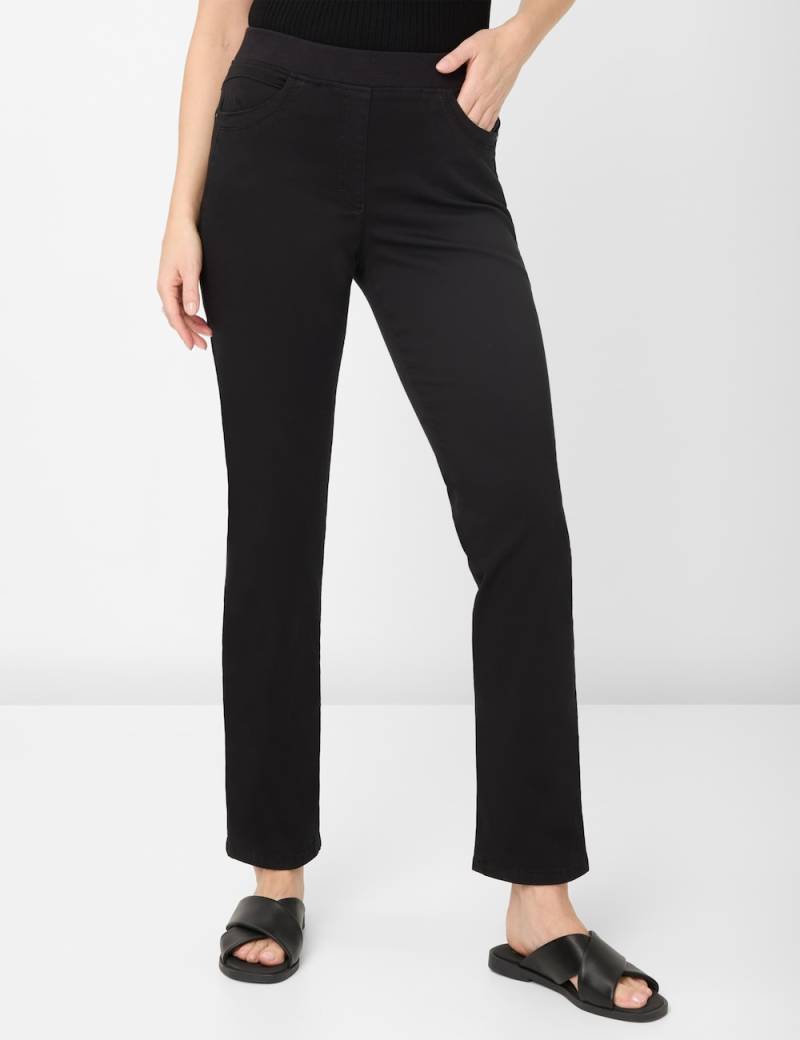Große Größen Style PAMINA FUN Hosen lang, Damen, schwarz, Größe: 24, Baumwolle/Synthetische Fasern, Happy Size DE Women von RAPHAELA by BRAX
