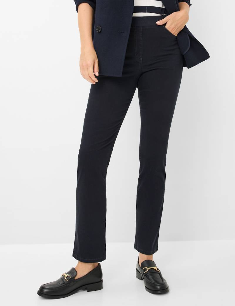 Große Größen Style PAMINA Hosen lang, Damen, blau, Größe: 44, Baumwolle/Synthetische Fasern, Happy Size DE Women von RAPHAELA by BRAX