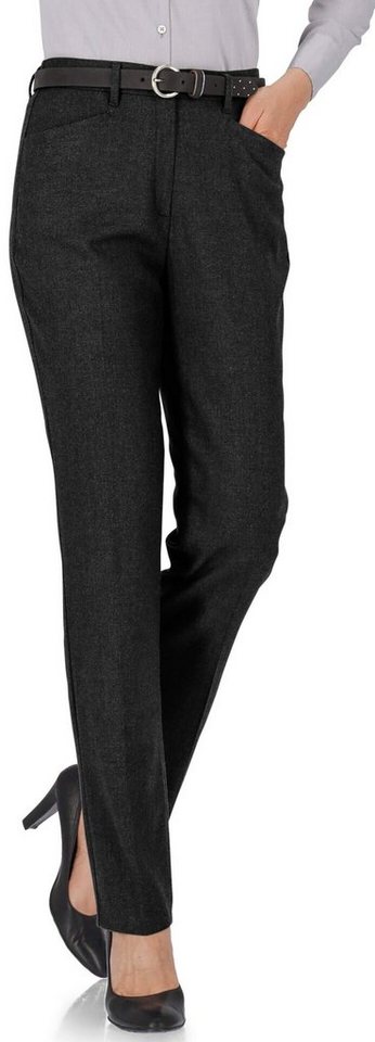 RAPHAELA by BRAX Stoffhose Flanell-Hose Pauline schwarz Slim Fit von RAPHAELA by BRAX