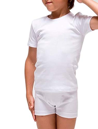 Rapidee Pack 3 - Unterhemd für Jungen, Weiß 6 Jahre von RAPIFE
