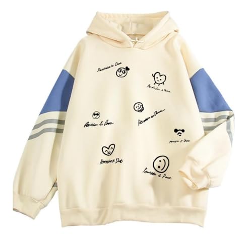 K-Pop Fans Hoodies Herren JiMin Suga Agust D Hip Hop Sweatshirts Damen Jin RM Jung Kook Permission to Dance Hoody Pullover, Kpop to Dance Beige-2, 38 von RAQUE