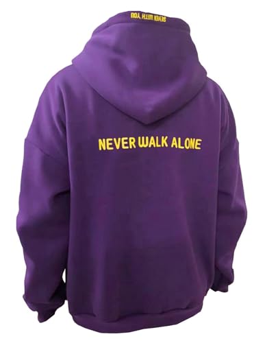 You Never Walk Alone K-Pop Hoodies Herren Face Yourself RM Jung Kook Sweatshirts Damen Suga JiMin Seven With You Lila Hoodie, Sieben mit dir, 38 von RAQUE