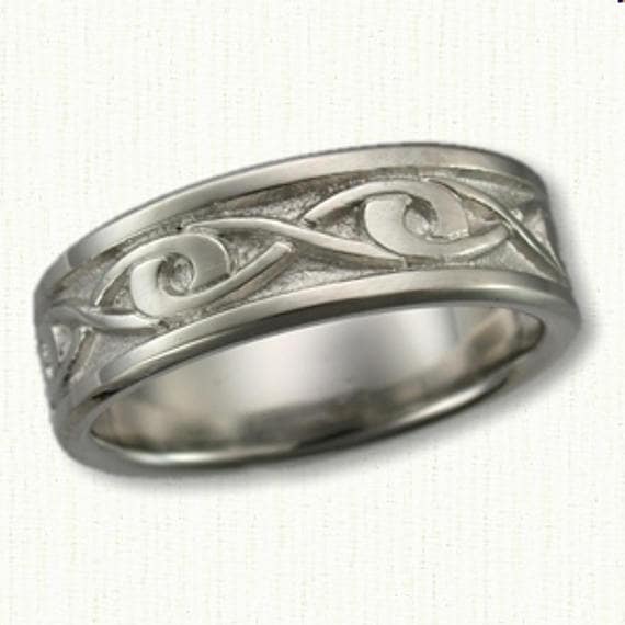 Unendlich Knoten Trauring | 6-7 Mm Breit von RARUCOM