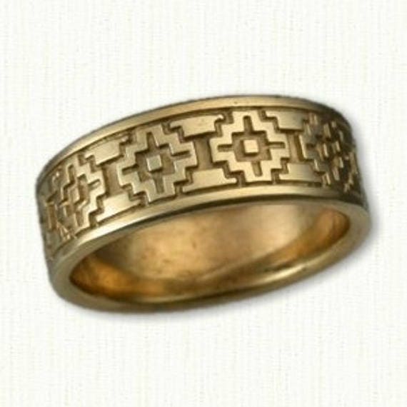 Southwestern Sedona Style Ehering | 6 - 7 Mm Breite von RARUCOM