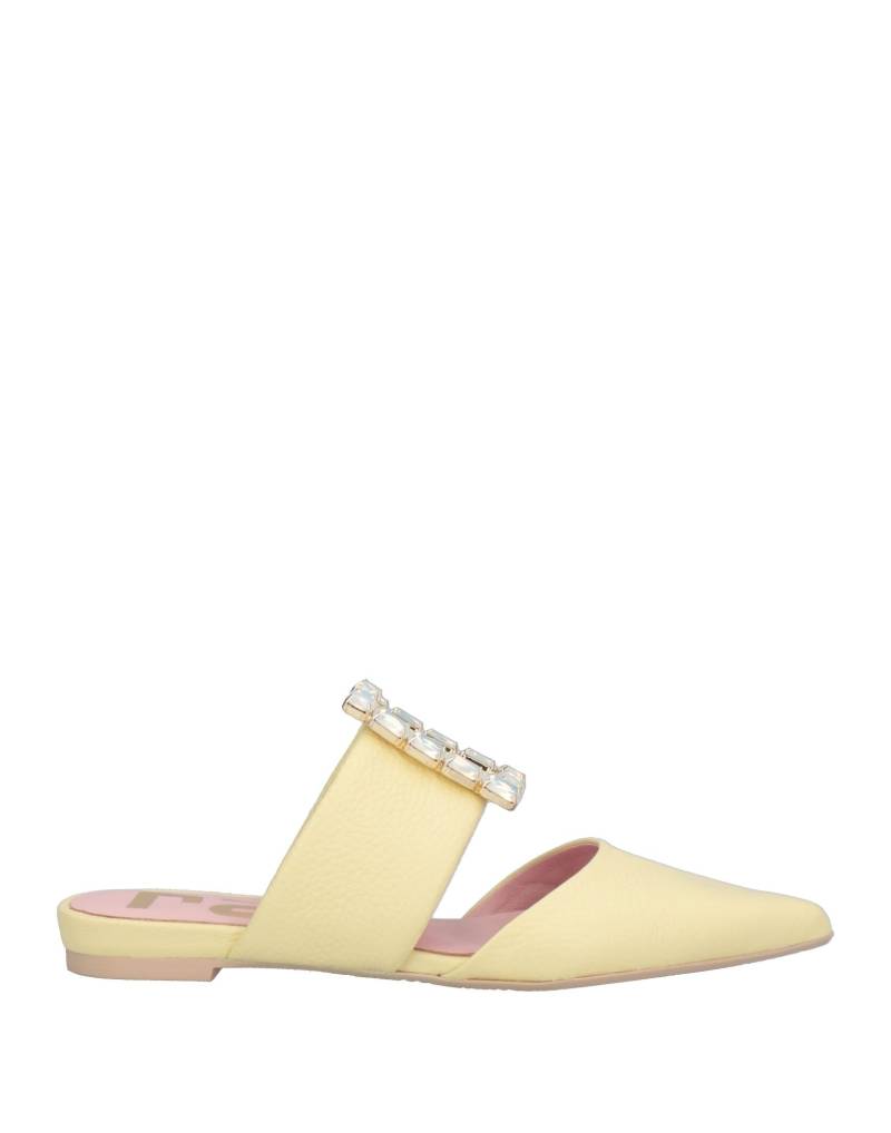 RAS Mules & Clogs Damen Pastellgelb von RAS