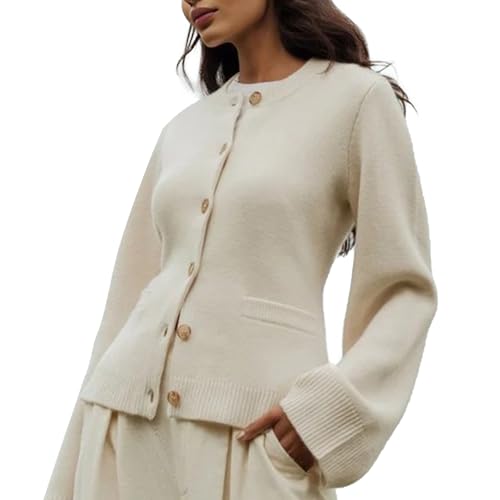 RASOLI Leichter Damen-Cardigan,Strickjacke mit dünnen Glockenärmeln - Lockerer Pullover, Leichter Mantel, Strickjacken, Oberbekleidung für Damen, Alltagskleidung für den Herbst RASOLI Leichter Damen-Cardigan,Strickjacke mit dünnen Glockenärmeln - Lockerer Pullover, Leichter Mantel, Strickjacken, Oberbekleidung für Damen, Alltagskleidung für den Herbst von RASOLI