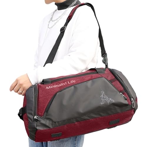 Reisetasche Sport - wasserdichte Reisetaschen für Damen,Turnbeutel mit Anti-Verschleiß-Bodenpolster und Anti-Geruchs-Technologie. Geschenk für Männer und Frauen Rasoli von RASOLI