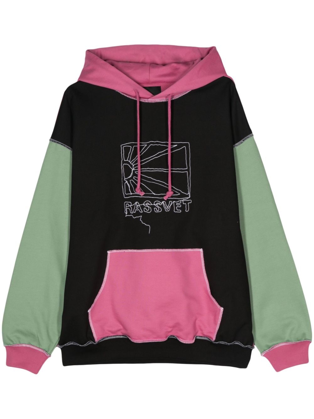 RASSVET Hoodie mit Logo-Stickerei - Schwarz von RASSVET