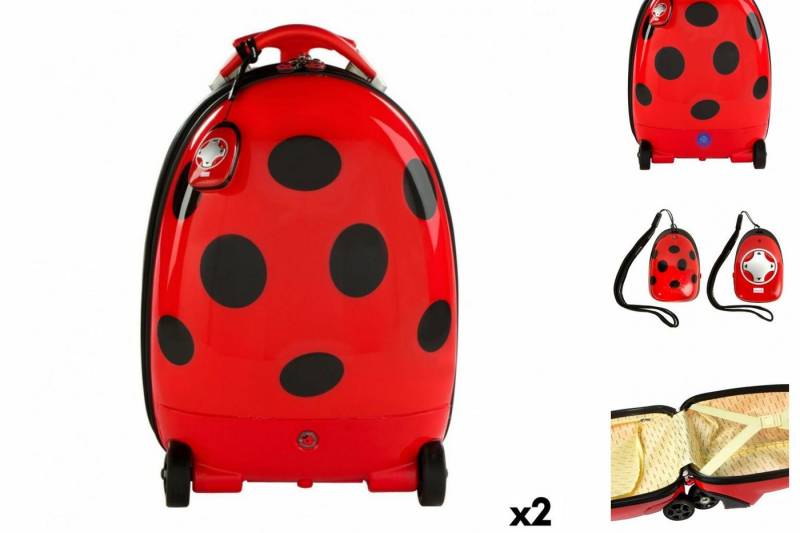RASTAR Trolley Rastar Koffer Trolley Für Kinder Marienkäfer Fernbedienung 2,4 GHz 34 von RASTAR