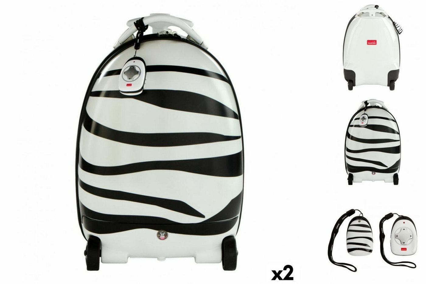 RASTAR Trolley Rastar Trolley Rucksack Zebra Für Kinder 2,4 GHz Funksteuerung 5 kg 2 von RASTAR