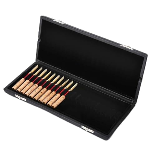 Oboe aus Holz mit weichem Stofffutter, atmungsaktiven Löchern und kompakter Größe, schützt Ihre Blätter, Nr. 03, 20Pcs, Taschen-Organizer von RASTKY