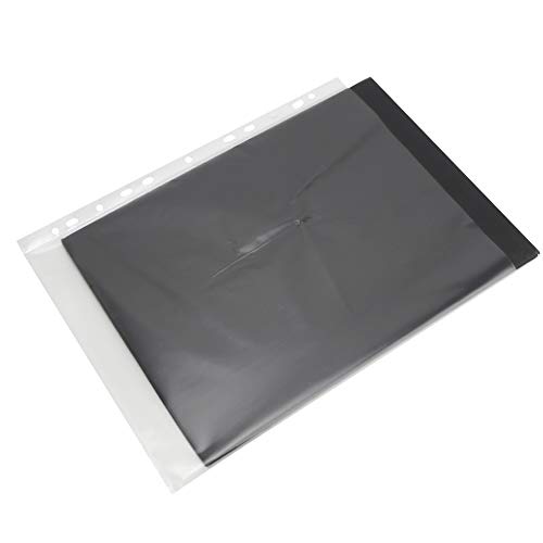 PVC A4 Transparent 11 Löcher Papieraufbewahrungshülle Loseblatttasche für die Organisation von Bürodateien Material: PVC Größe: 30 Cm/11,8 Zoll PVC A4 Transparent 11 Löcher Papieraufbewahrungshülle Loseblatttasche für die Organisation von Bürodateien Material: PVC Größe: 30 Cm/11,8 Zoll von RASTKY