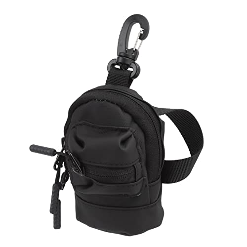 RASTKY Key Case -Geldbörse, Münze Tragbarer Cash -Beutel Brieftaschen Kette Netter Daten Kabelzubehör Speichertaschenhalter mit Blau (Black) von RASTKY