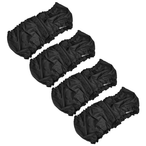 RASTKY Rollstuhlabdeckungswagen-Zubehör, Rollstuhlschutzabdeckung, Radabdeckung für Kinderwagen (Kleine Radabdeckung (4 Packungen)) von RASTKY