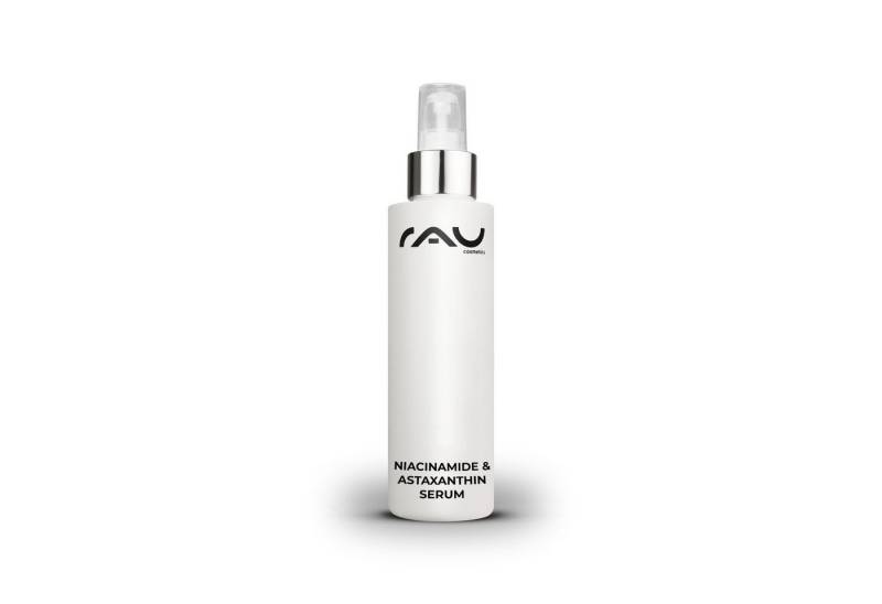 RAU Cosmetics Gesichtsserum Niacinamide & Astaxanthin Serum mit 10 % Niacinamid & 1 % Zink PCA, bei Pickelmalen & unreiner Haut von RAU Cosmetics