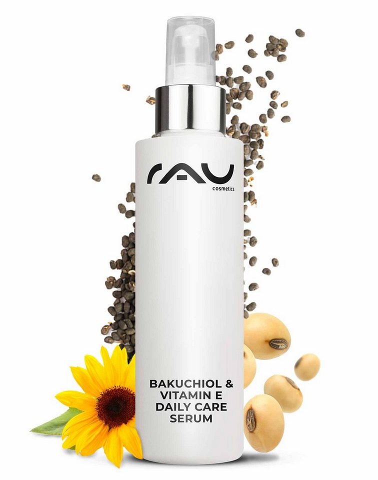 RAU Cosmetics Gesichtsserum RAU Cosmetics Bakuchiol & Vitamin E Daily Care Serum von RAU Cosmetics