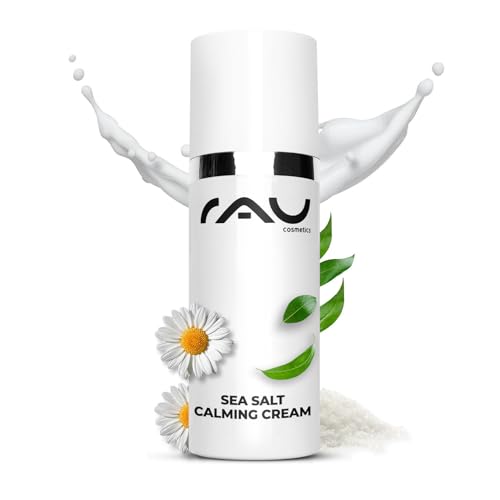 RAU Sea Salt Calming Cream 50 ml - Angenehme Gesichtscreme mit Wertvollem Meersalz und PHA, Creme für Männer und Frauen, Anti Pickel von RAU Cosmetics