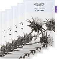 RAWQUEST - Milk Thistle Brightening SPA Black Mask Set 5 pcs von RAWQUEST