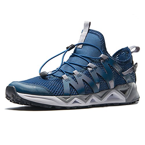 RAX Herren Schnell Trocknende rutschfeste Aqua Wasser Wanderschuhe, Blau, 41 EU von RAX