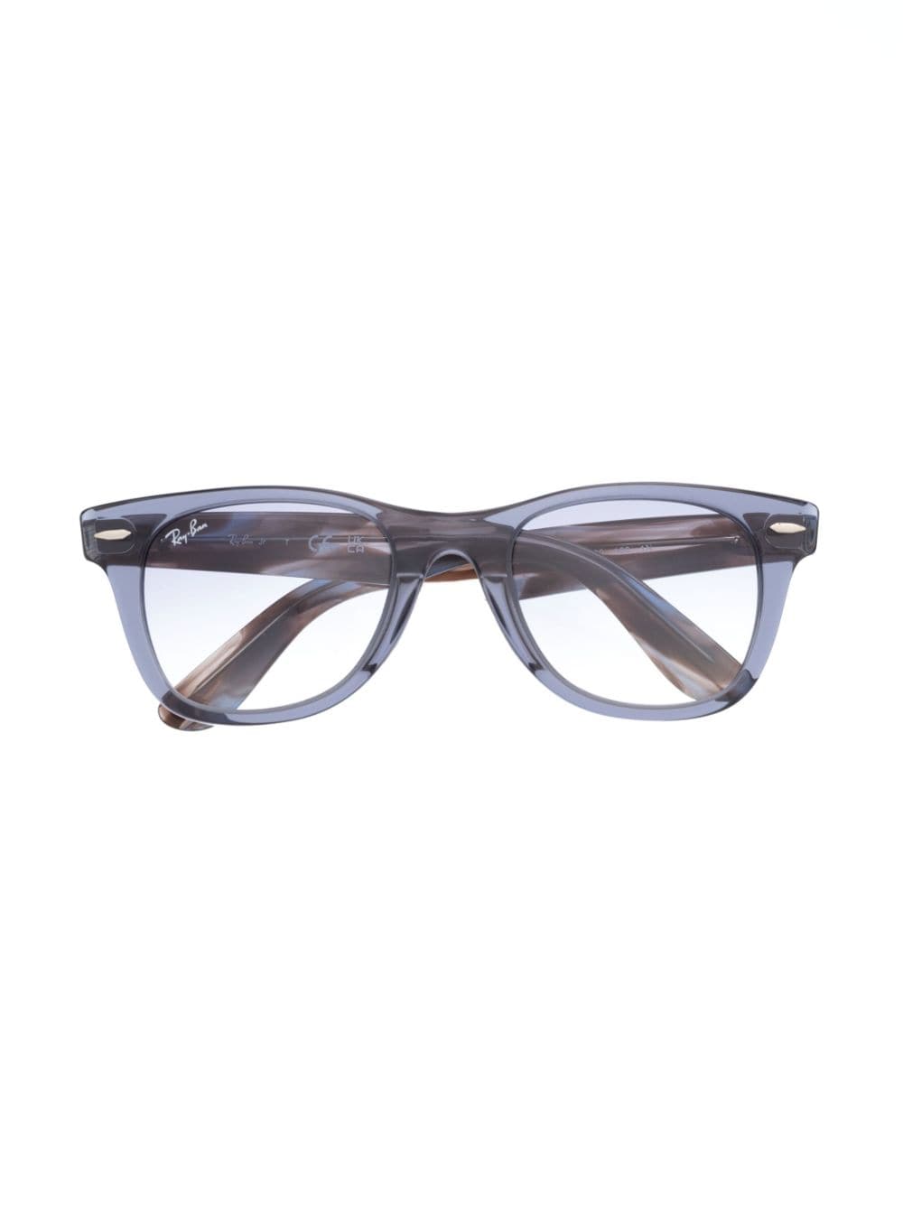 RAY-BAN JUNIOR Sonnenbrille mit eckigem Gestell - Blau von RAY-BAN JUNIOR