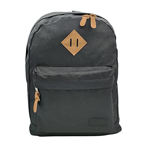 RAYLU PAPER Unisex Kinder Lässig Rucksack, Schwarz von RAYLU PAPER