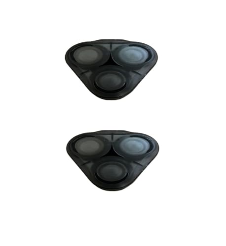 Rasierklinge, waschbarer Ersatz-Scherkopf, kompatibel mit Philips, S5000, S5370, S5571, S5420, S5140, S5078, S5082, S5380, S5400, Scherköpfe(Black 2PCS) von RAYPUR