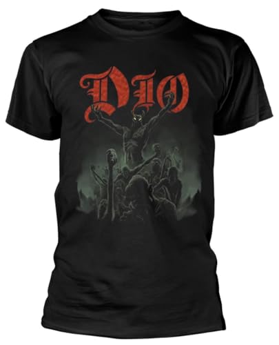RAZAMATAZ Dio Unisex Kurzarm T-Shirt Stand Up and Shout, Schwarz, XL RAZAMATAZ Dio Unisex Kurzarm T-Shirt Stand Up and Shout, Schwarz, XL von RAZAMATAZ